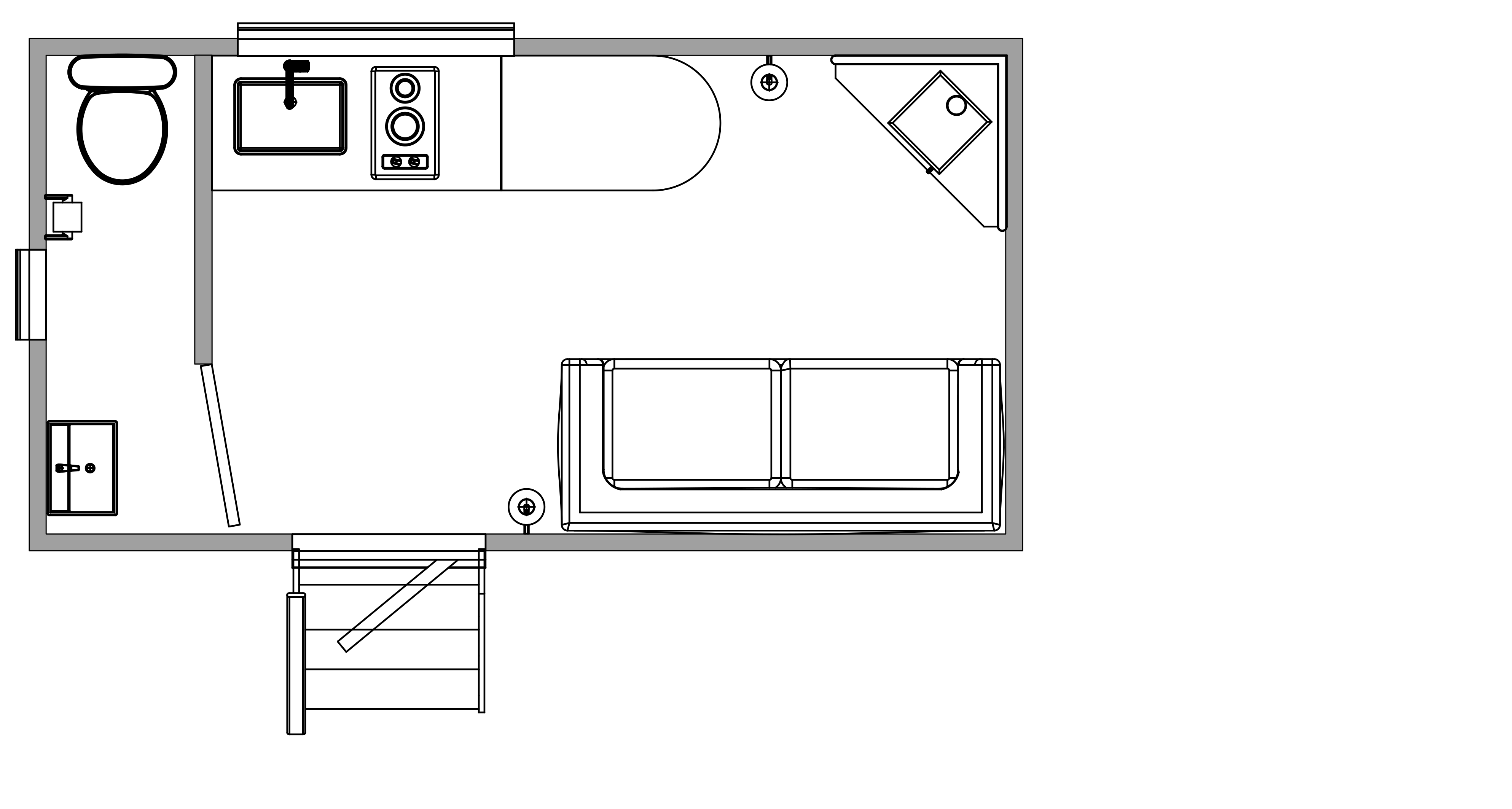 Shepherd Hut example layout