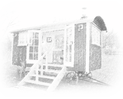 Shepherd hut sketch