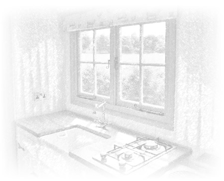 Shepherd hut sketch