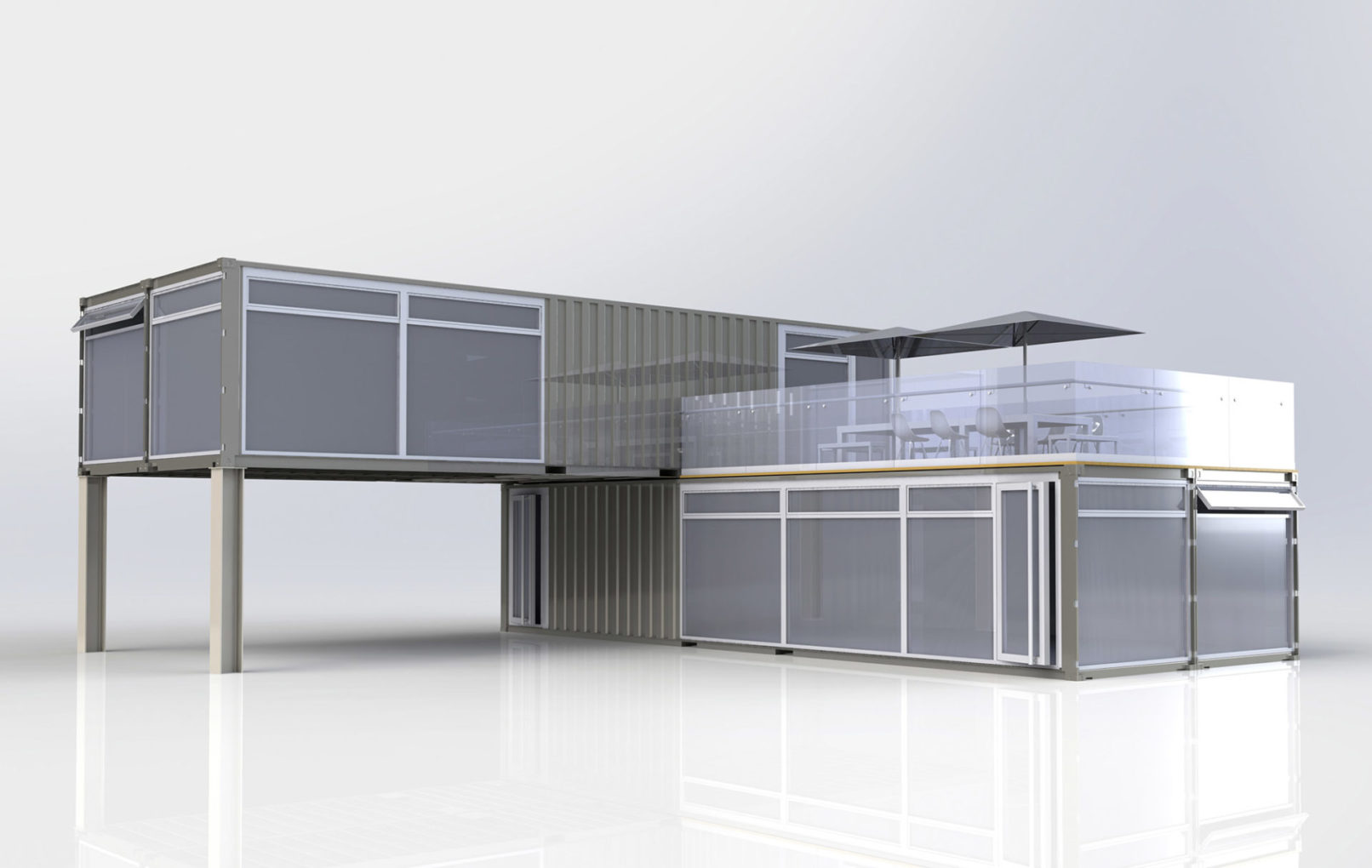 container office design and visualisation 3